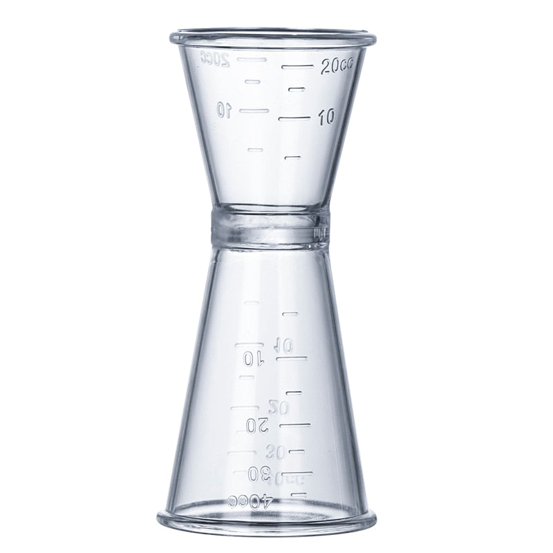 Jigger transparente 10ml/20ml-20ml/40ml