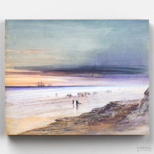 Escena de Playa- Pintar por Números- Canvas by Numbers