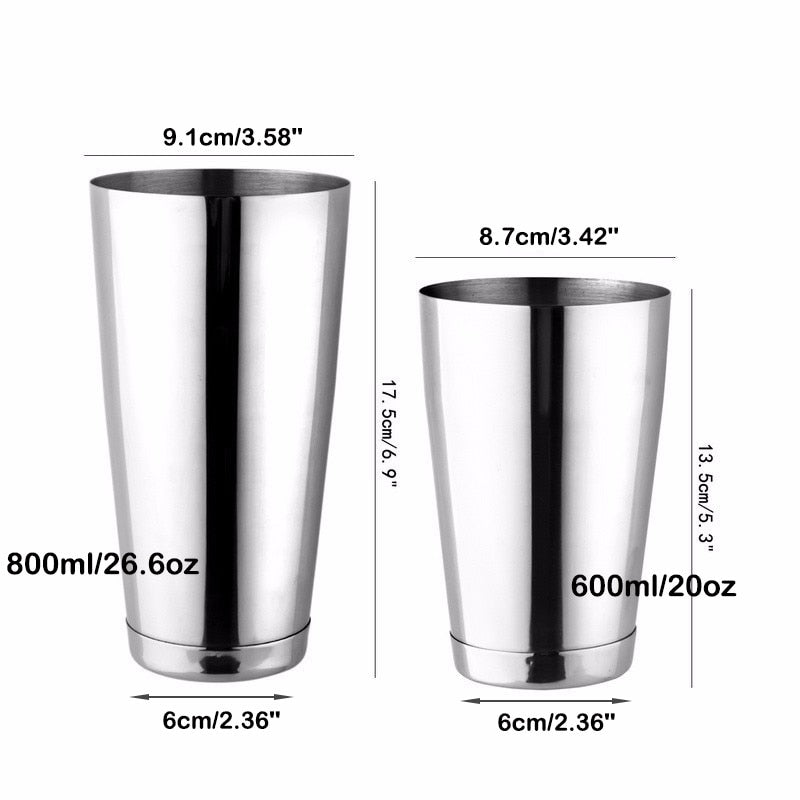 Coctelera Boston 18 Oz. Multiples colores