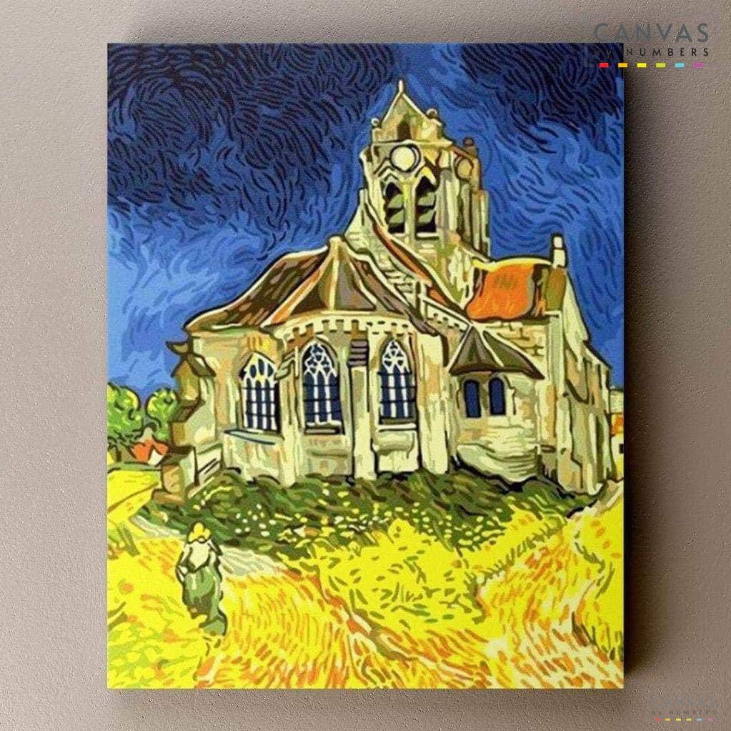 La Iglesia de Orwell- Pintar por Números- Canvas by Numbers